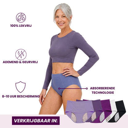 VitalDry® | Lekvrij Ondergoed (5 Stuks) | Lavendel