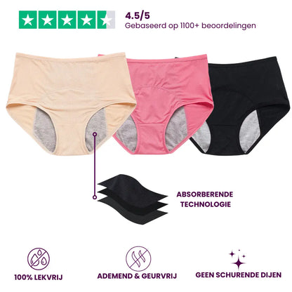 VitalDry® | Lekvrij Ondergoed (5-Pack)
