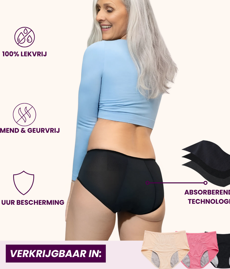VitalDry® | Lekvrij Ondergoed (5-pack) -
