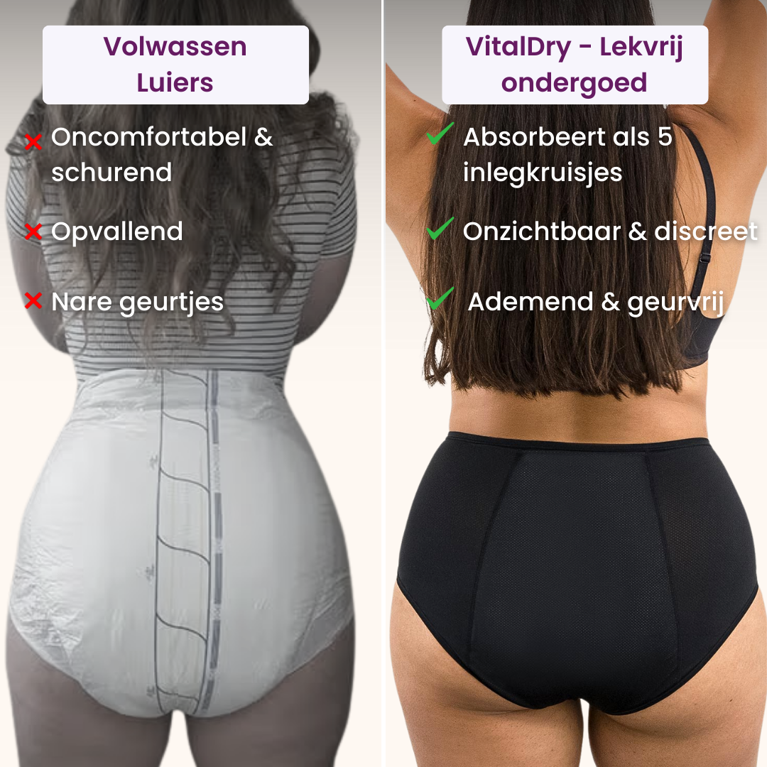 VitalDry® | Lekvrij Ondergoed (5-pack)