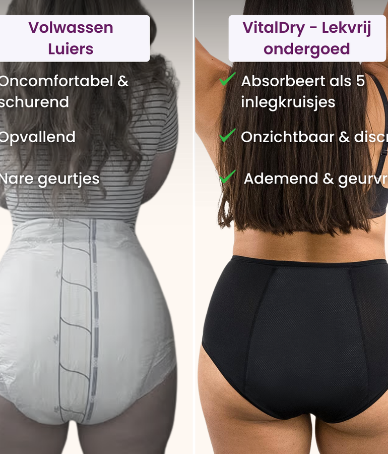 VitalDry® | Lekvrij Ondergoed (5-pack) -