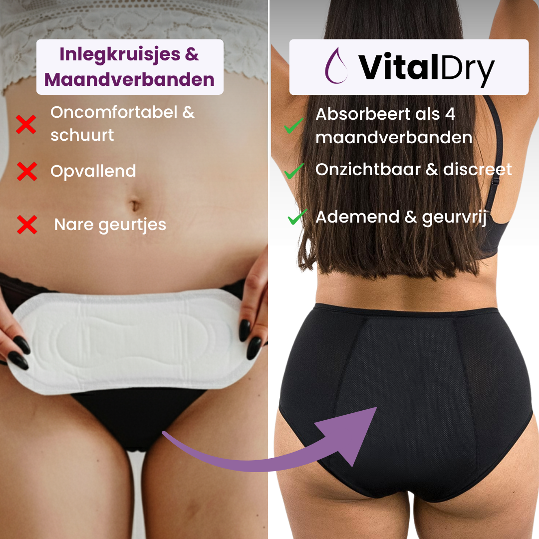VitalDry® | Lekvrij Ondergoed (5-Pack)